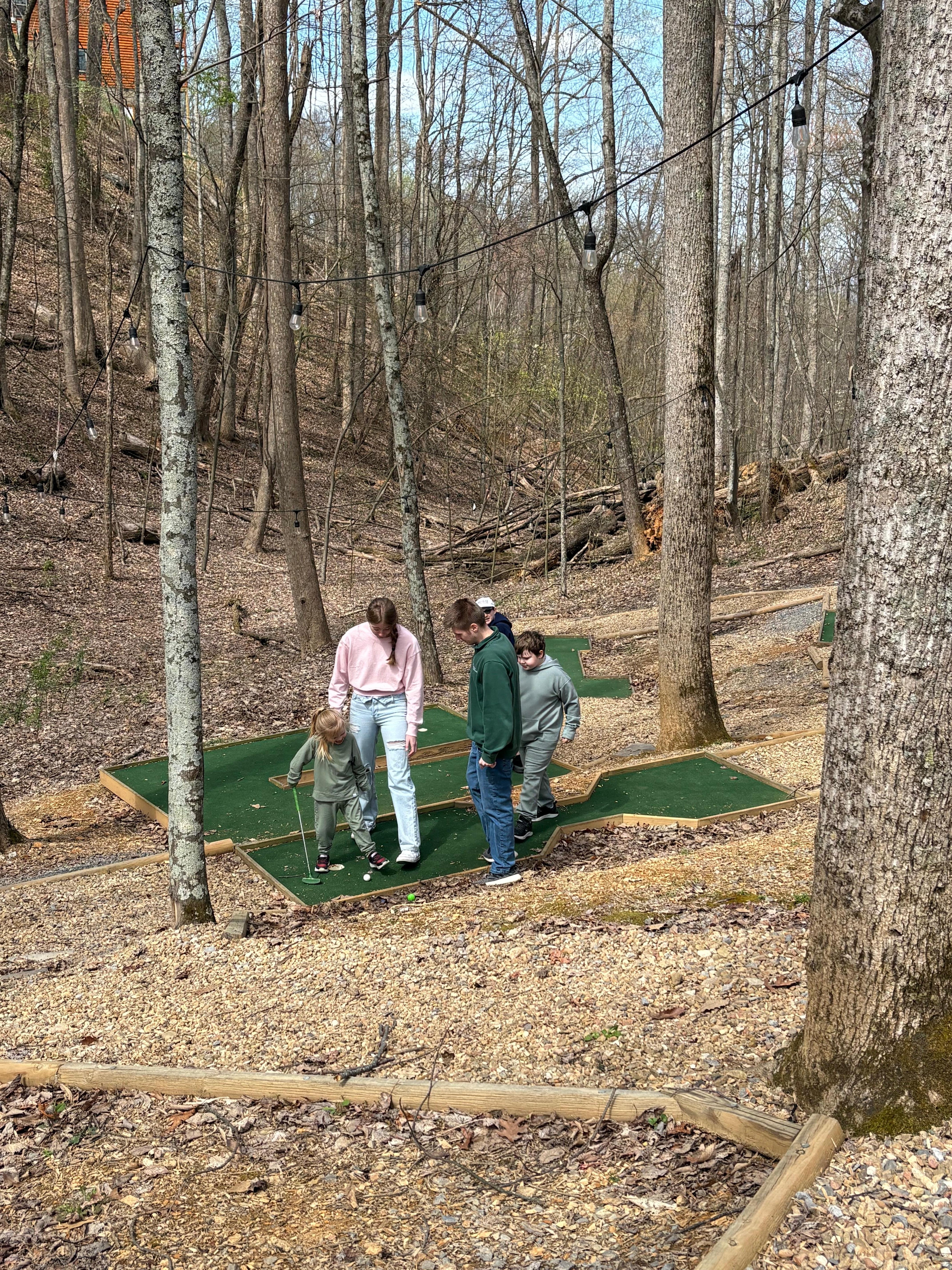Awesome putt putt as soon as we arrived