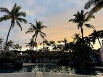 Enjoyed our time at the pool in the evenings after the beach during the day.