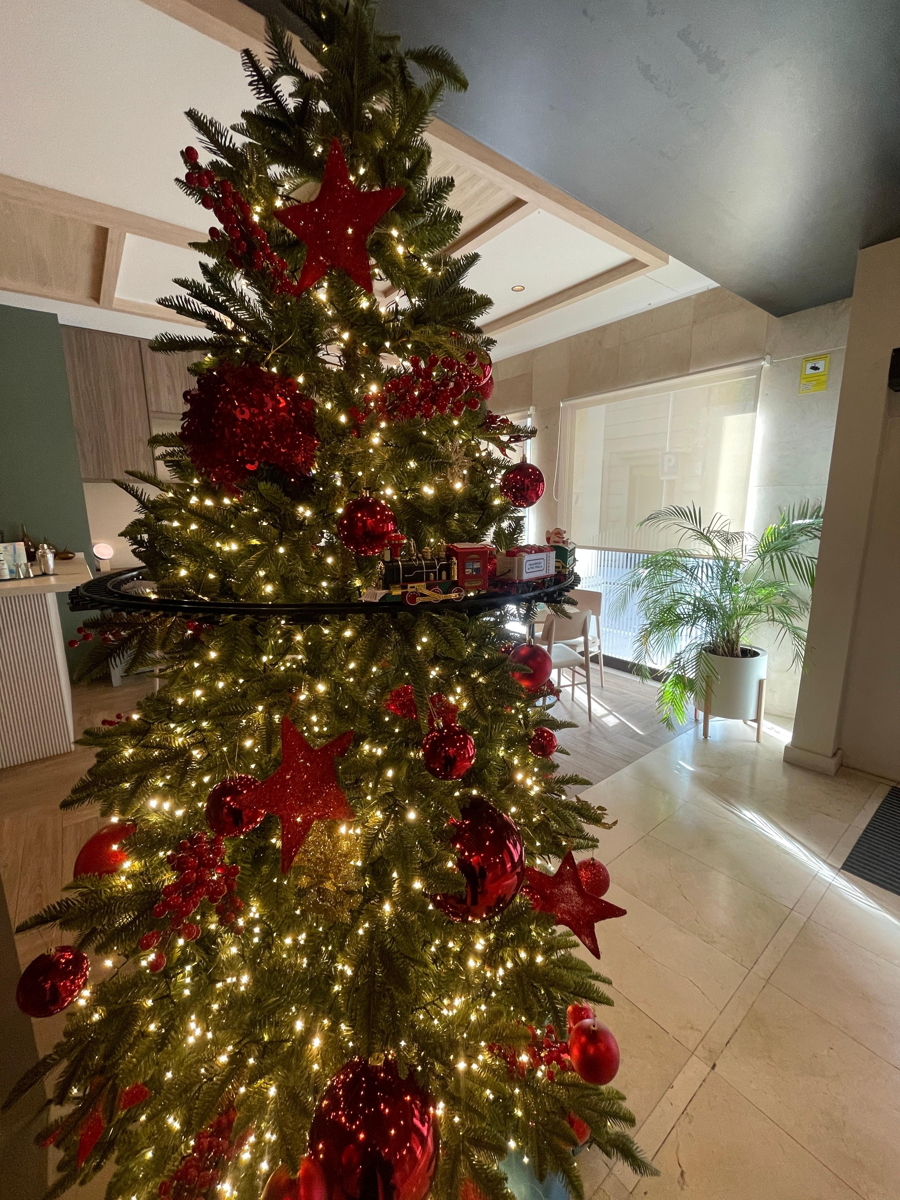 ロビーのツリー