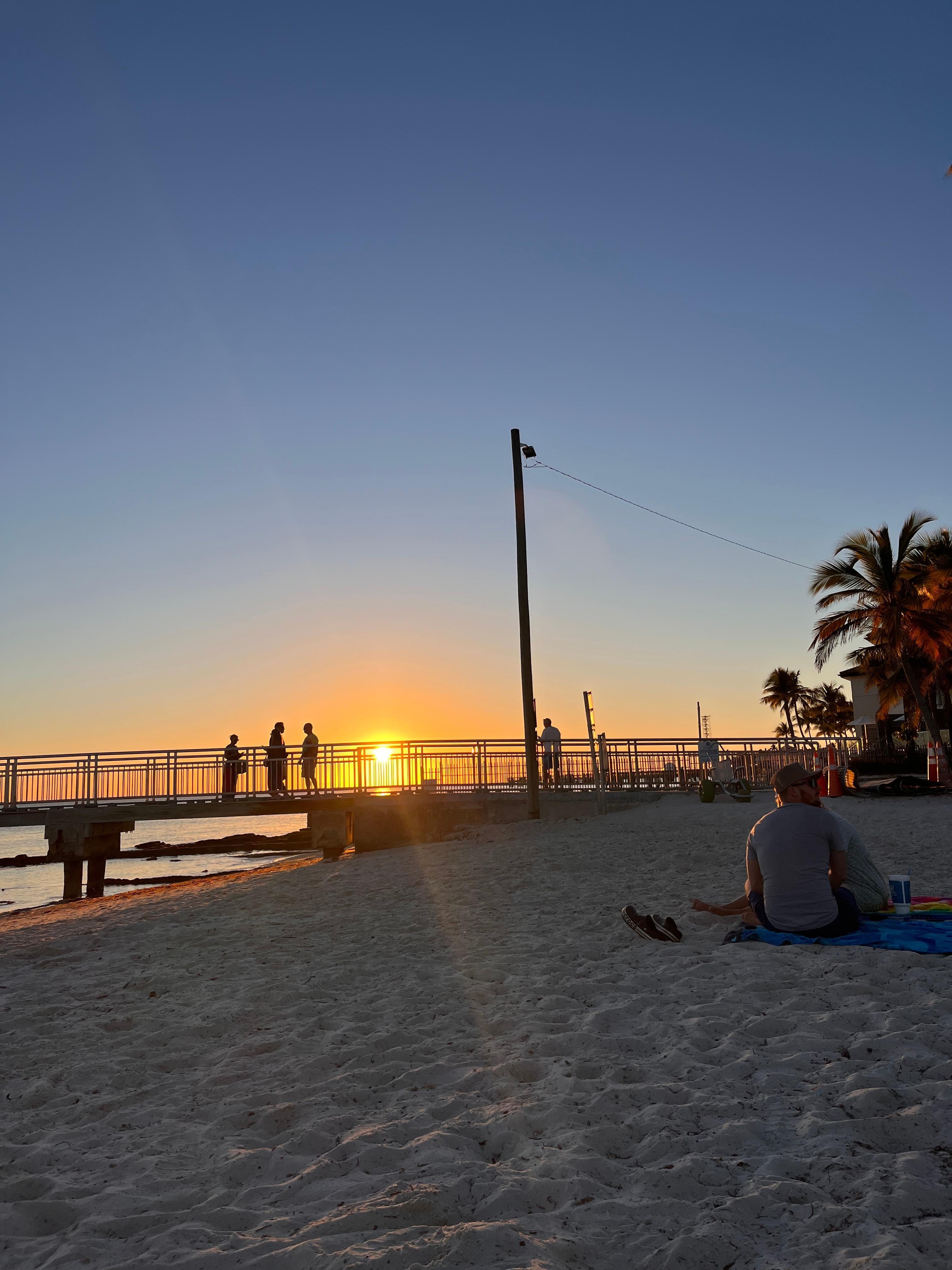 Higgs Beach sunset, only a few blocks away