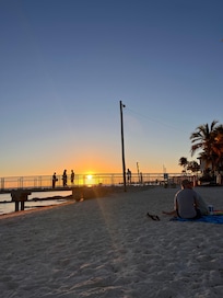 Higgs Beach sunset, only a few blocks away