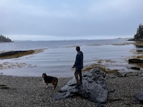 Private beach