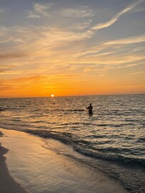 Sunsets only a 4 minute walk away