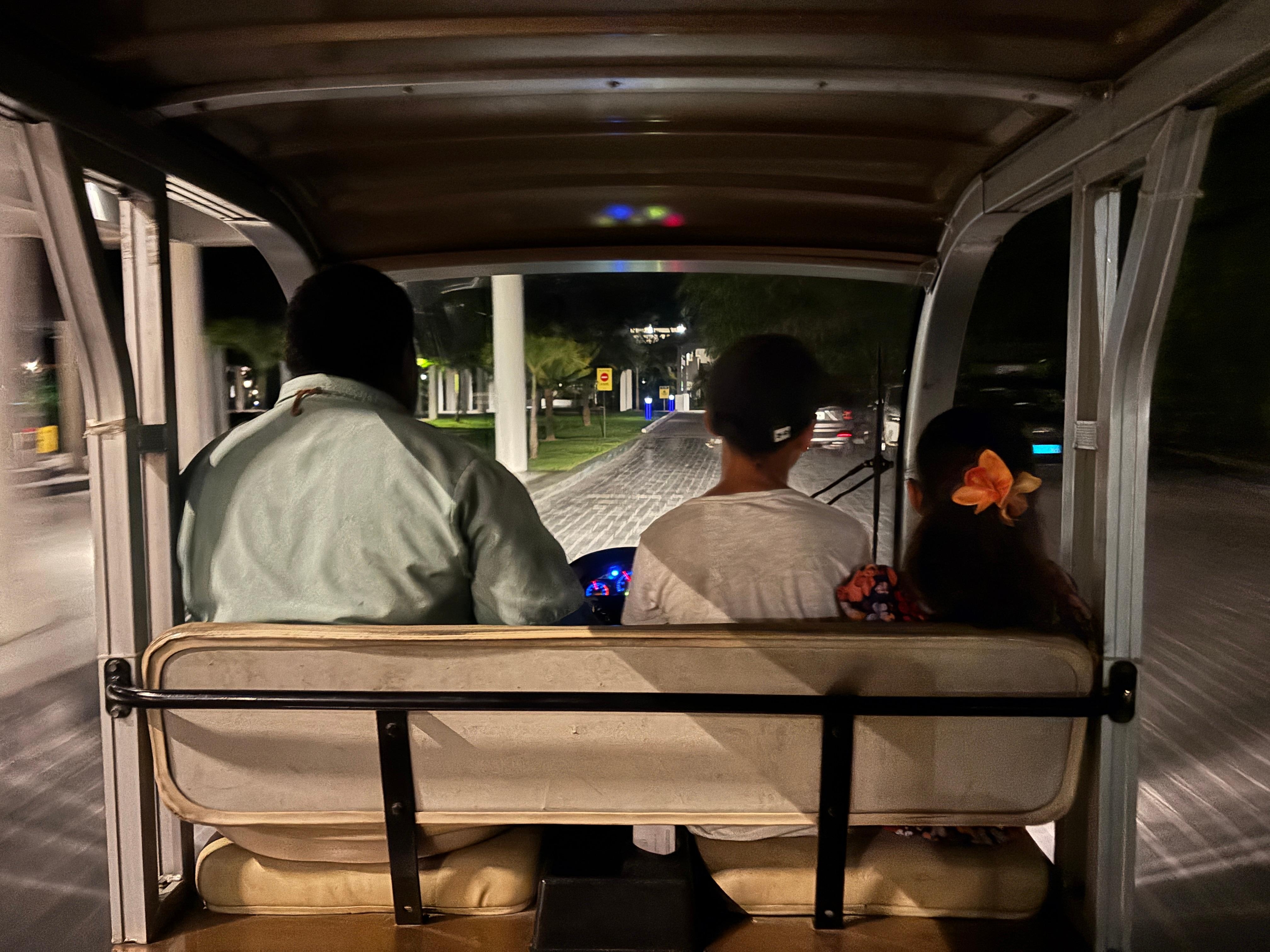 Cart pick up and drop offs rain or shine, especially handy for all your luggage