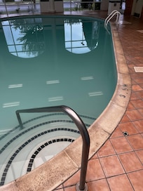 Indoor pool cloudy