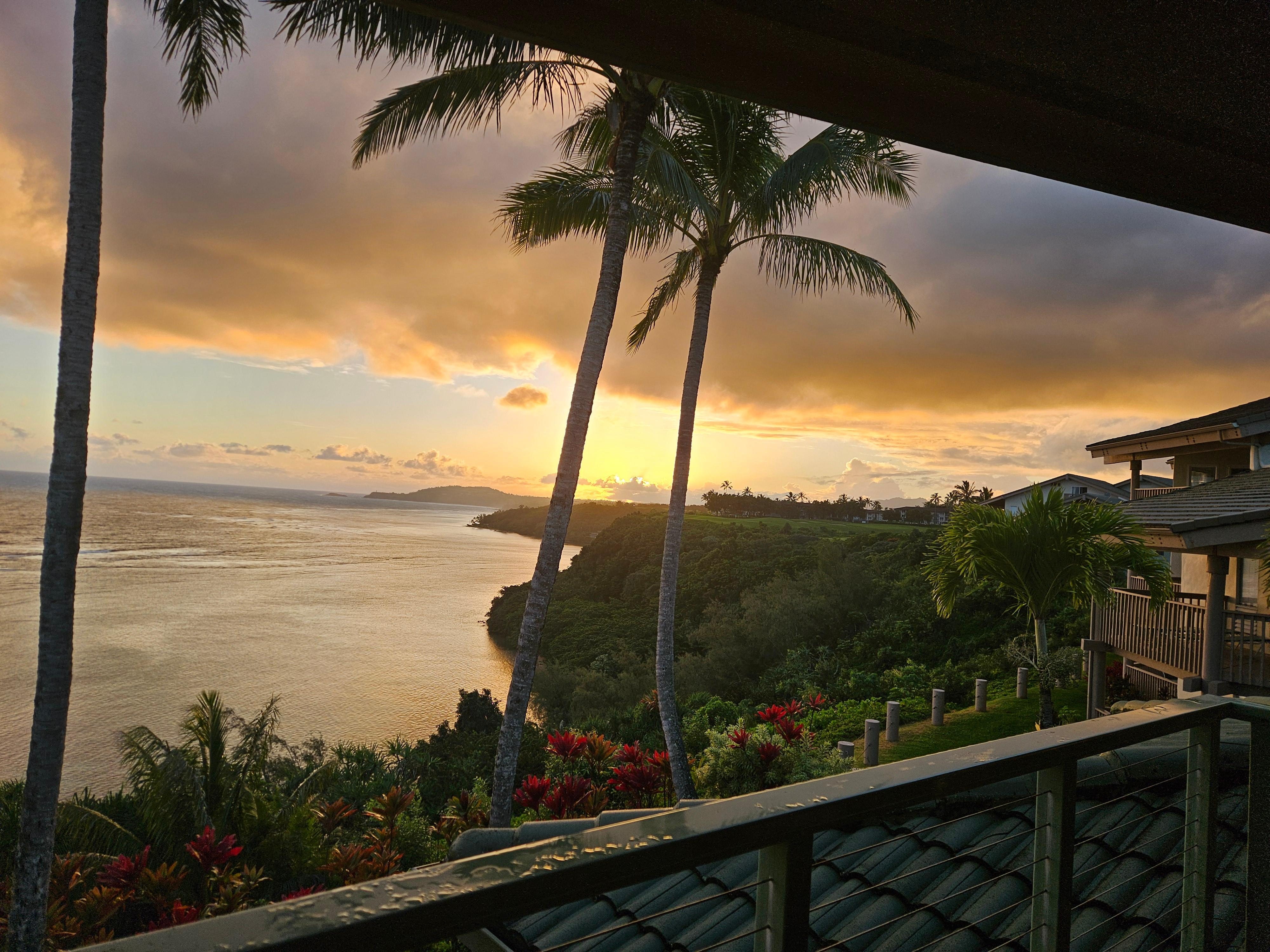 Sunrise coffee every morning!