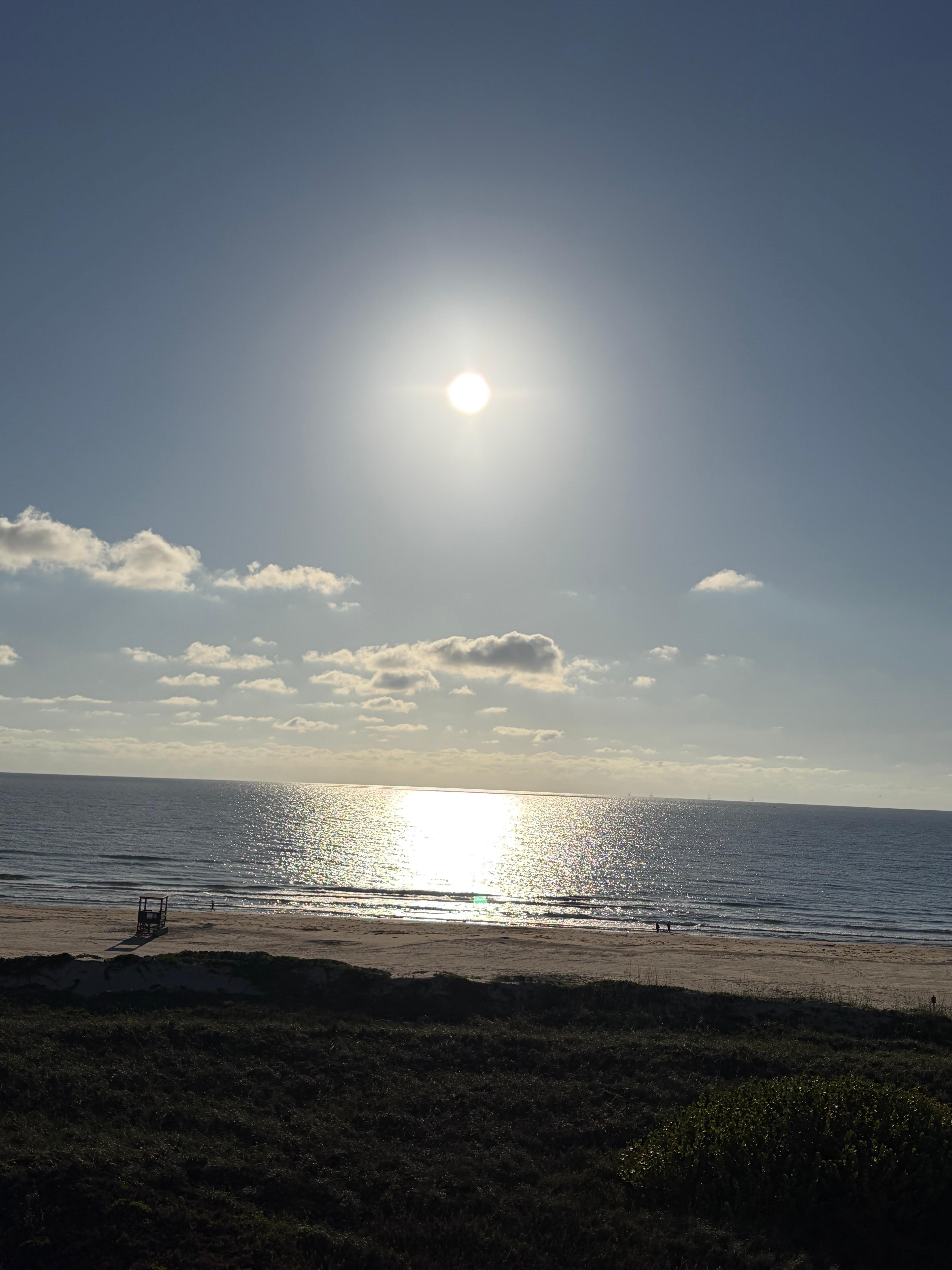 The beach and water were beautiful.