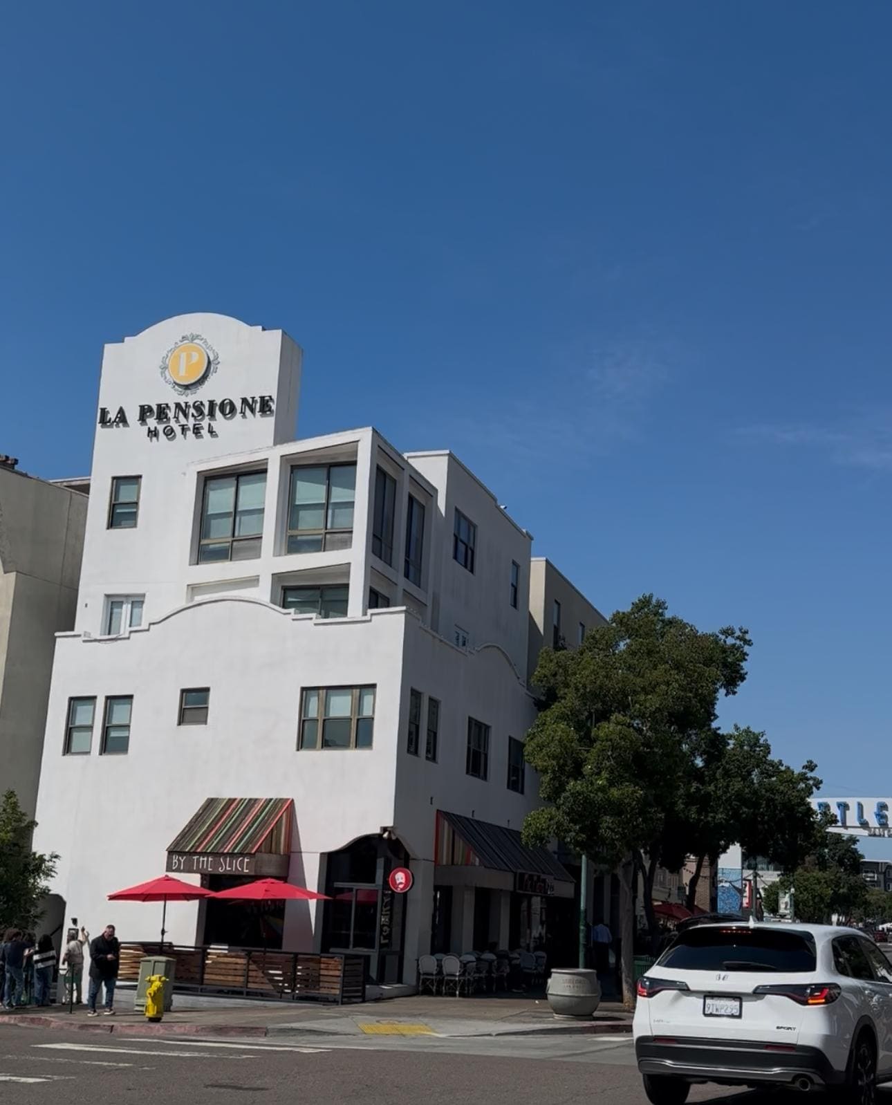 Hotel on the outside 