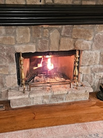 Beautiful fireplace