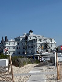 The hotel from the beach