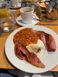 Classic British breakfast, wonderful!