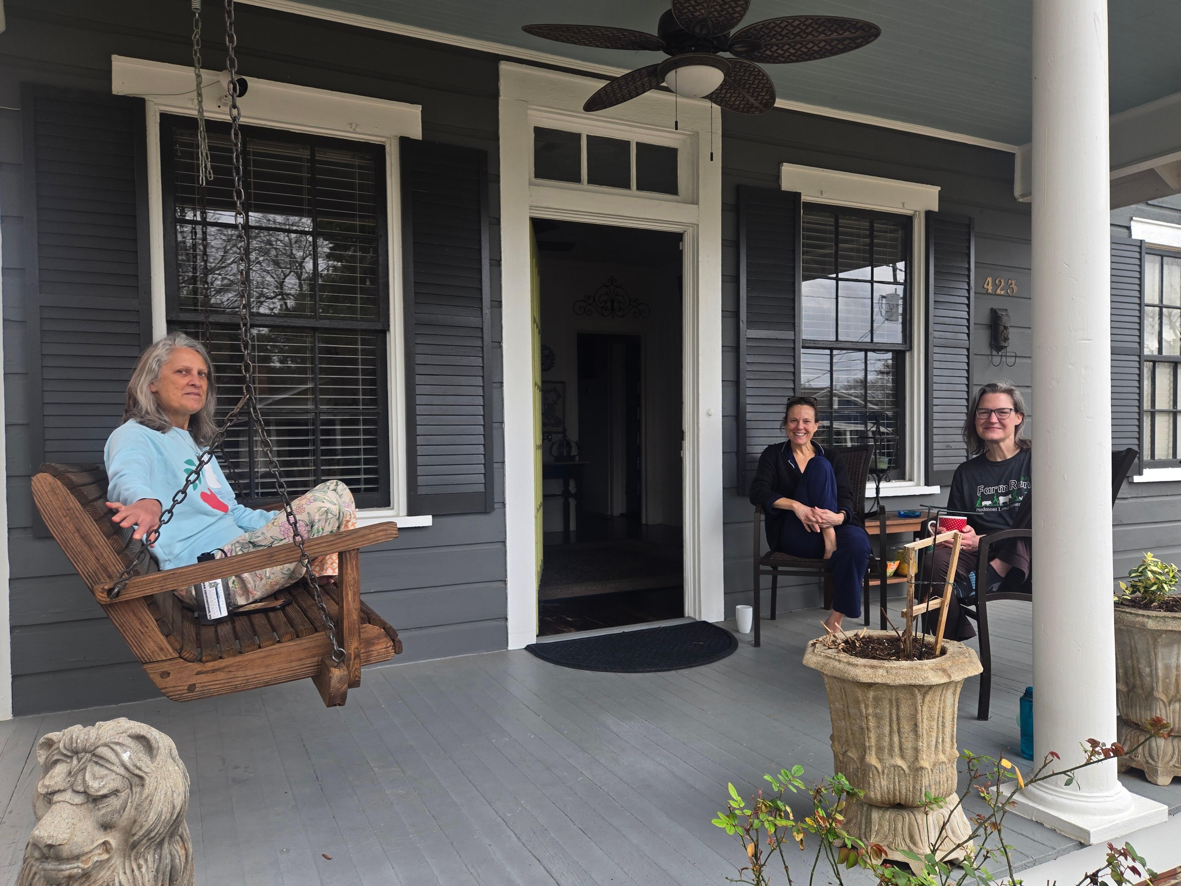 We really enjoyed the front porch!