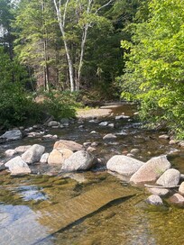 A creek nearby