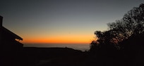 The sunset from the deck.