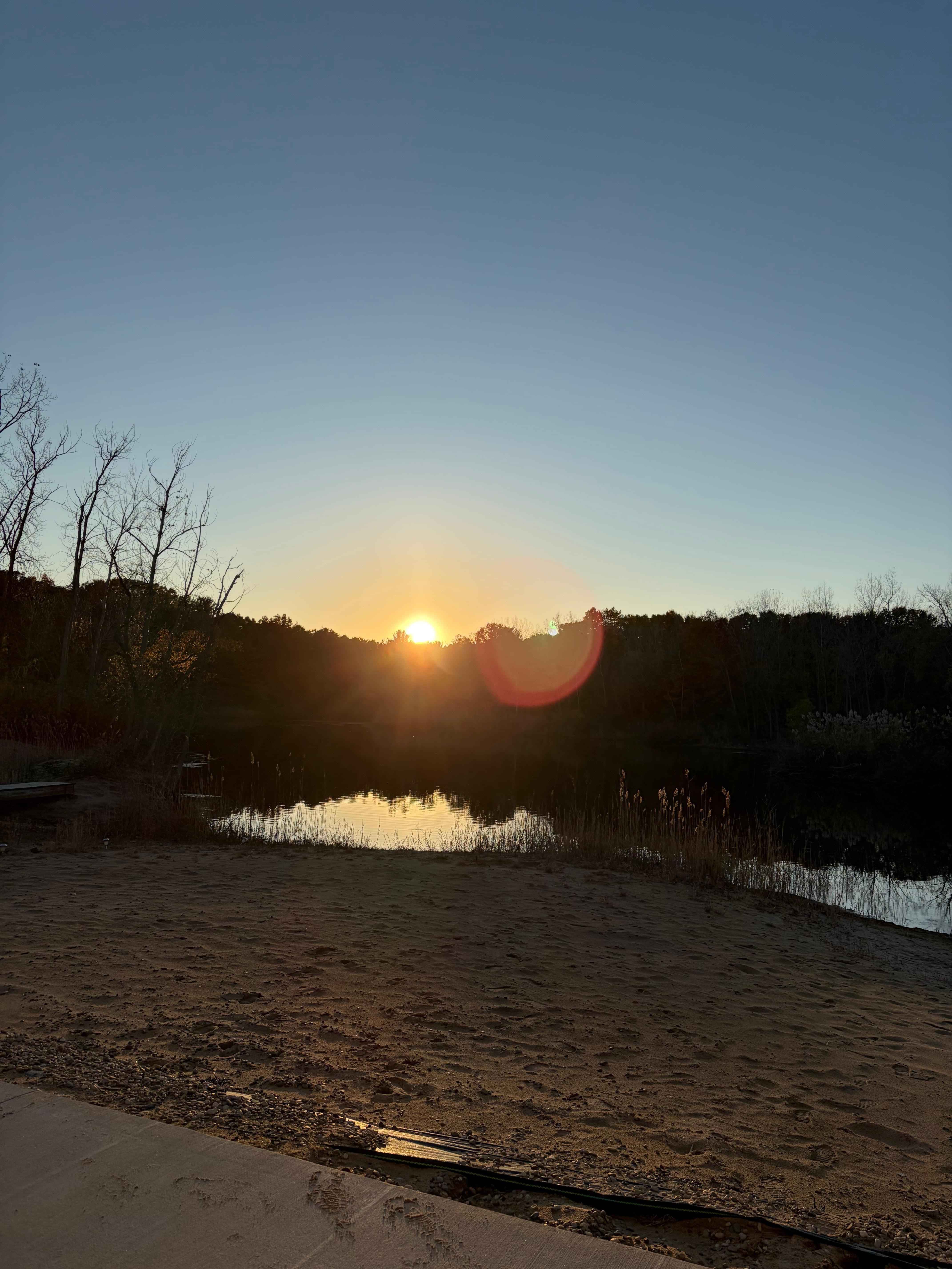Sunset photo from the backyard