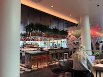 Dining and bar area at CitzenM hotel