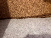 Water damage from water heater. This is neglect as it takes time for water to soak into walls