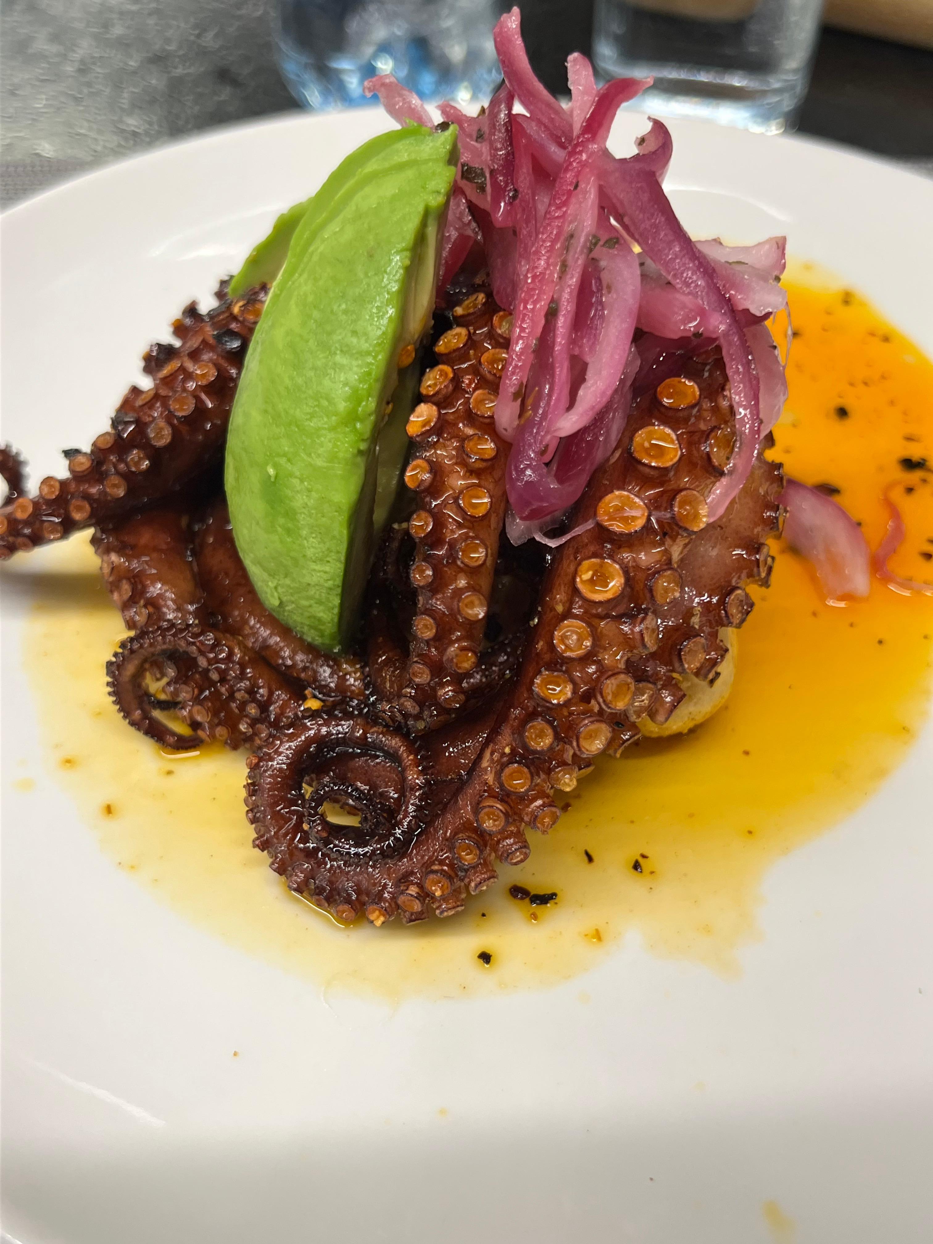 The octopus was amazing!