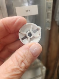 The knob for the hot tub had a crack in it and would not turn, so we took it off and put it to the side so no one would break it.