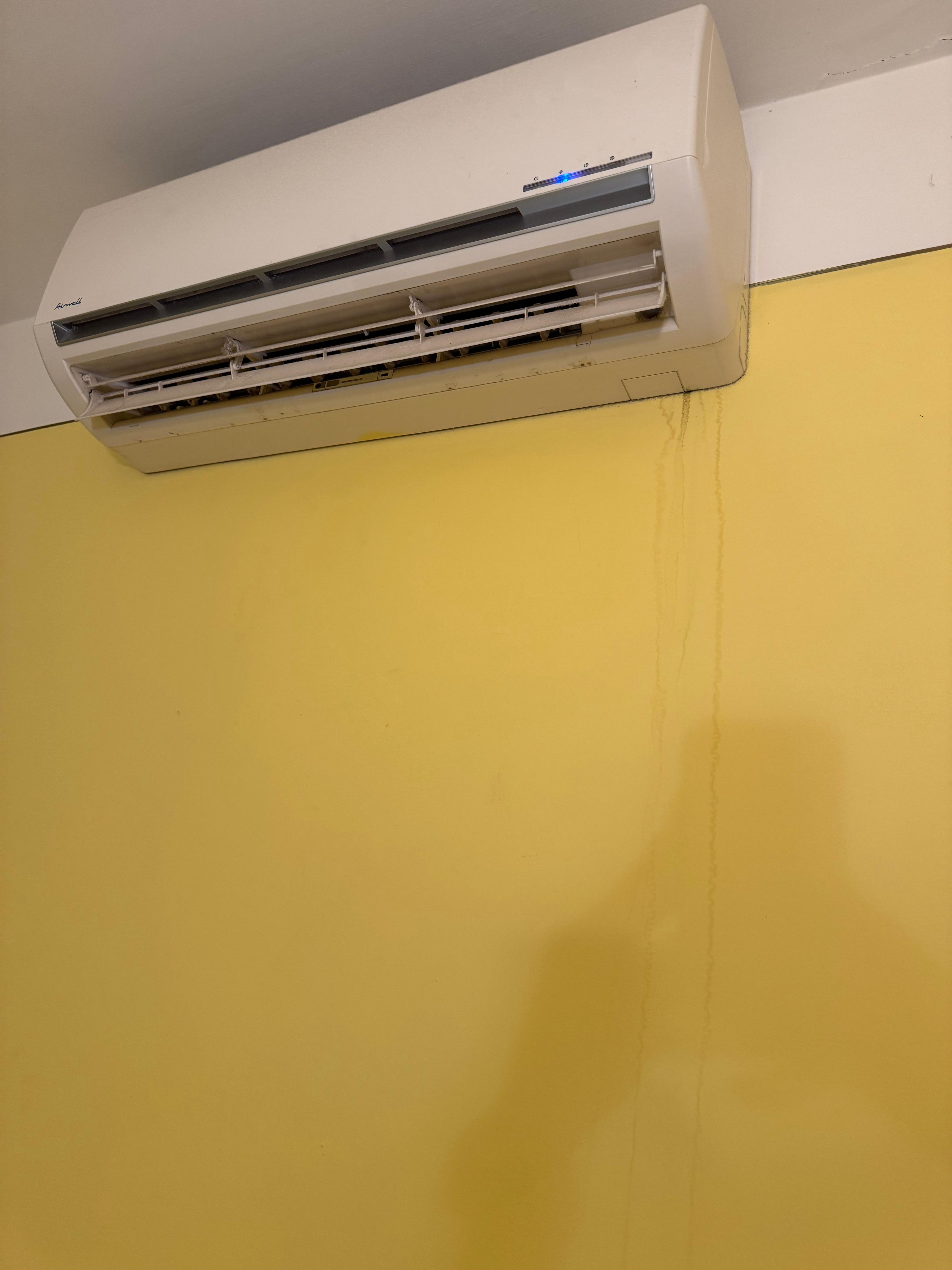 Wayer marks down the wall