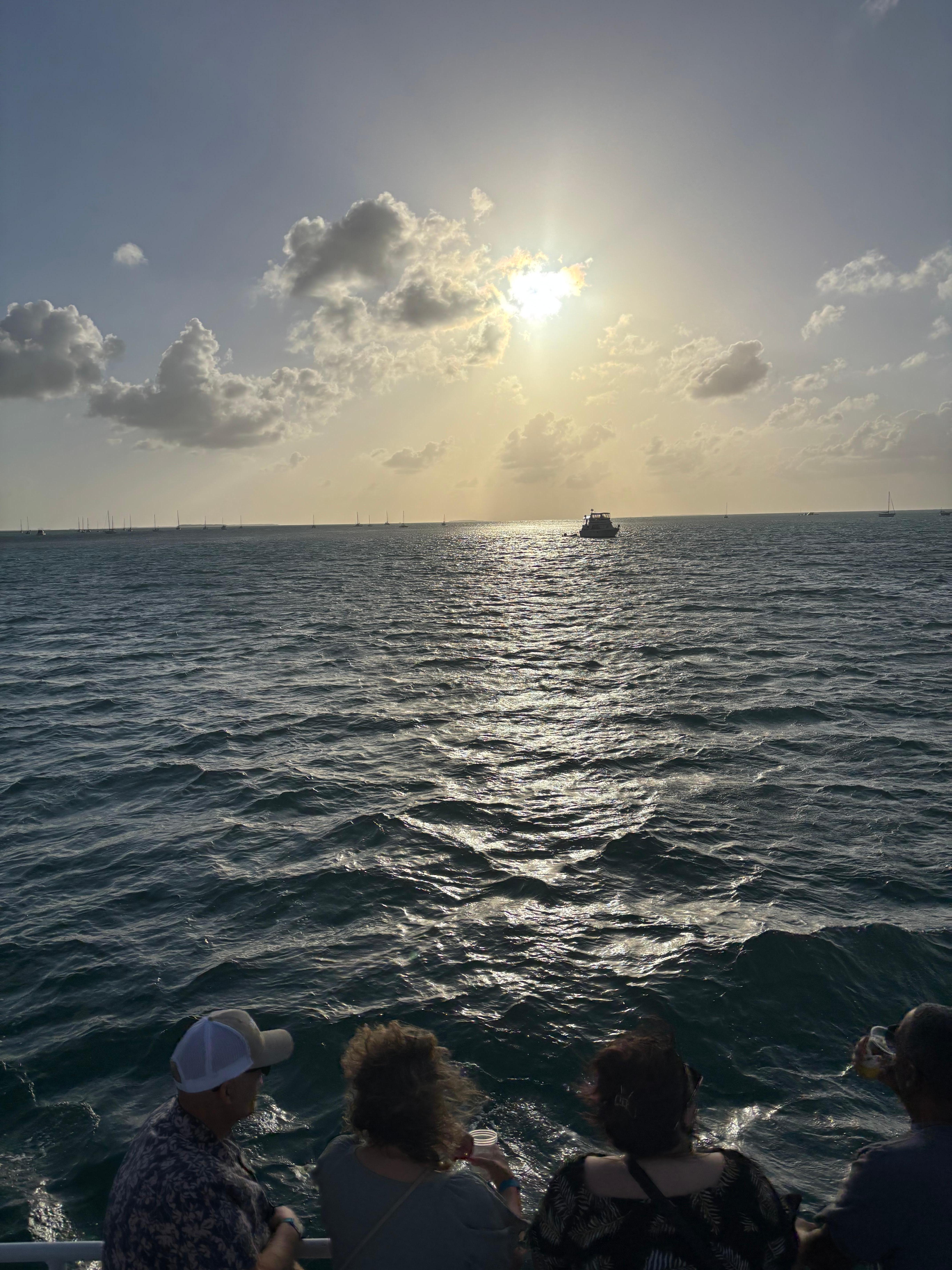 Sunset catamaran cruise! 
