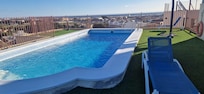 Roof top Swimming pool was not opened mid February looked great