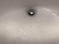 Cracked sink