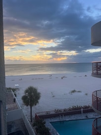 View from our side balcony