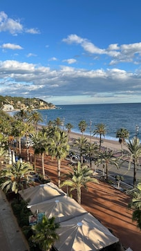 Vue sur mer de notre chambre