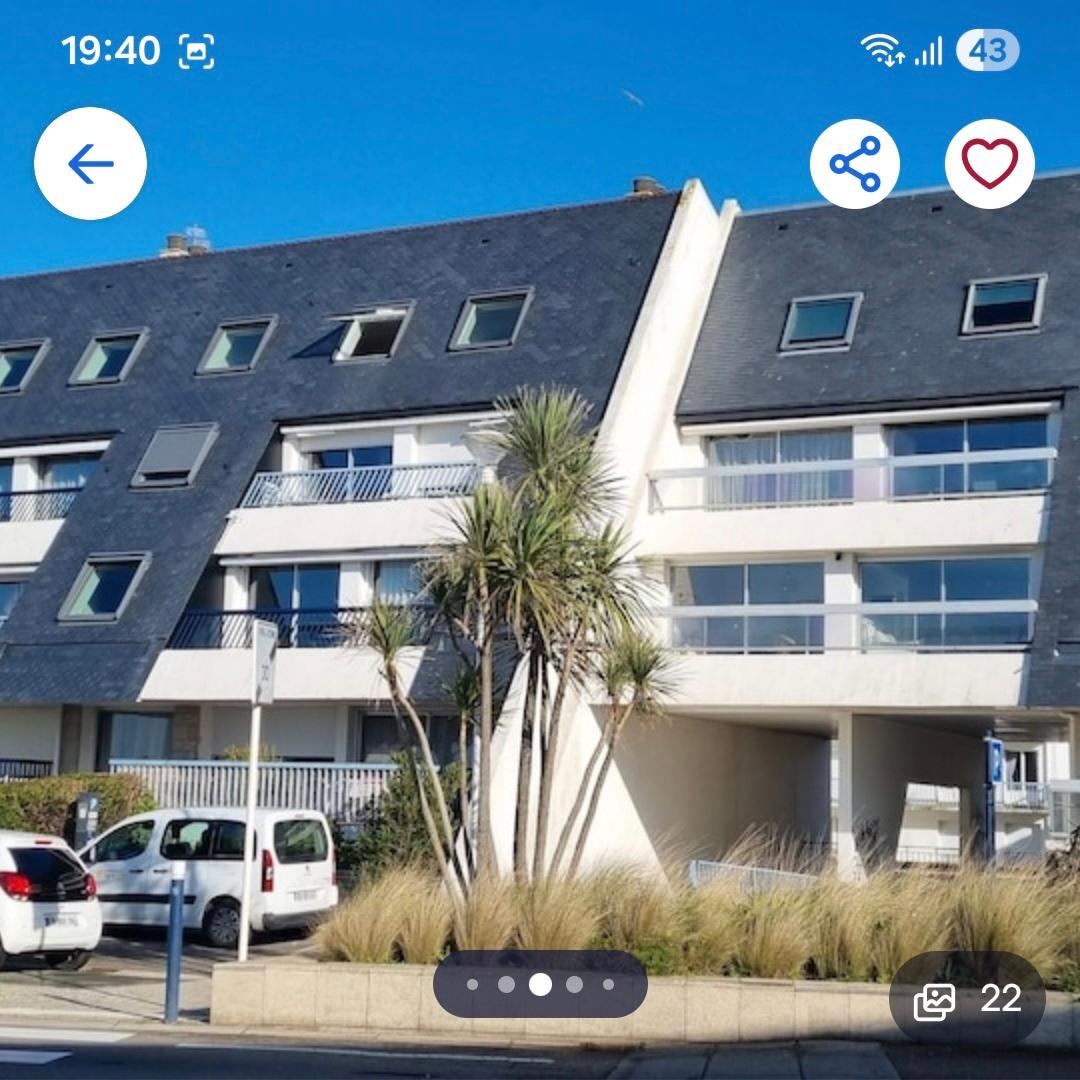 Vue de l’exterieur de l'appartement 