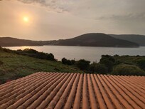 Vistas atardecer desde cocina y salón