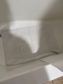 Stained towels