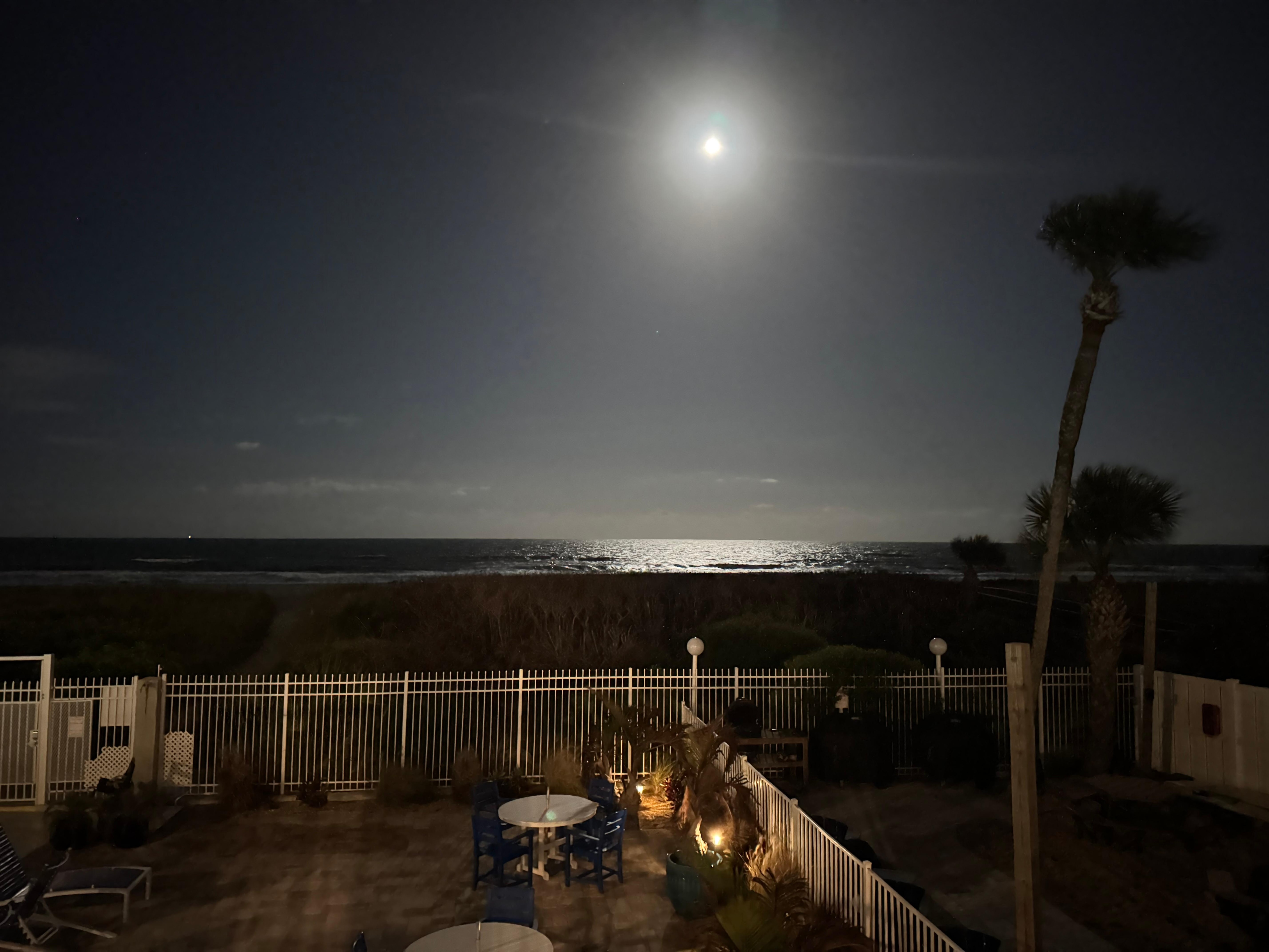 Enjoy the ambience from the comfort of the balcony. 