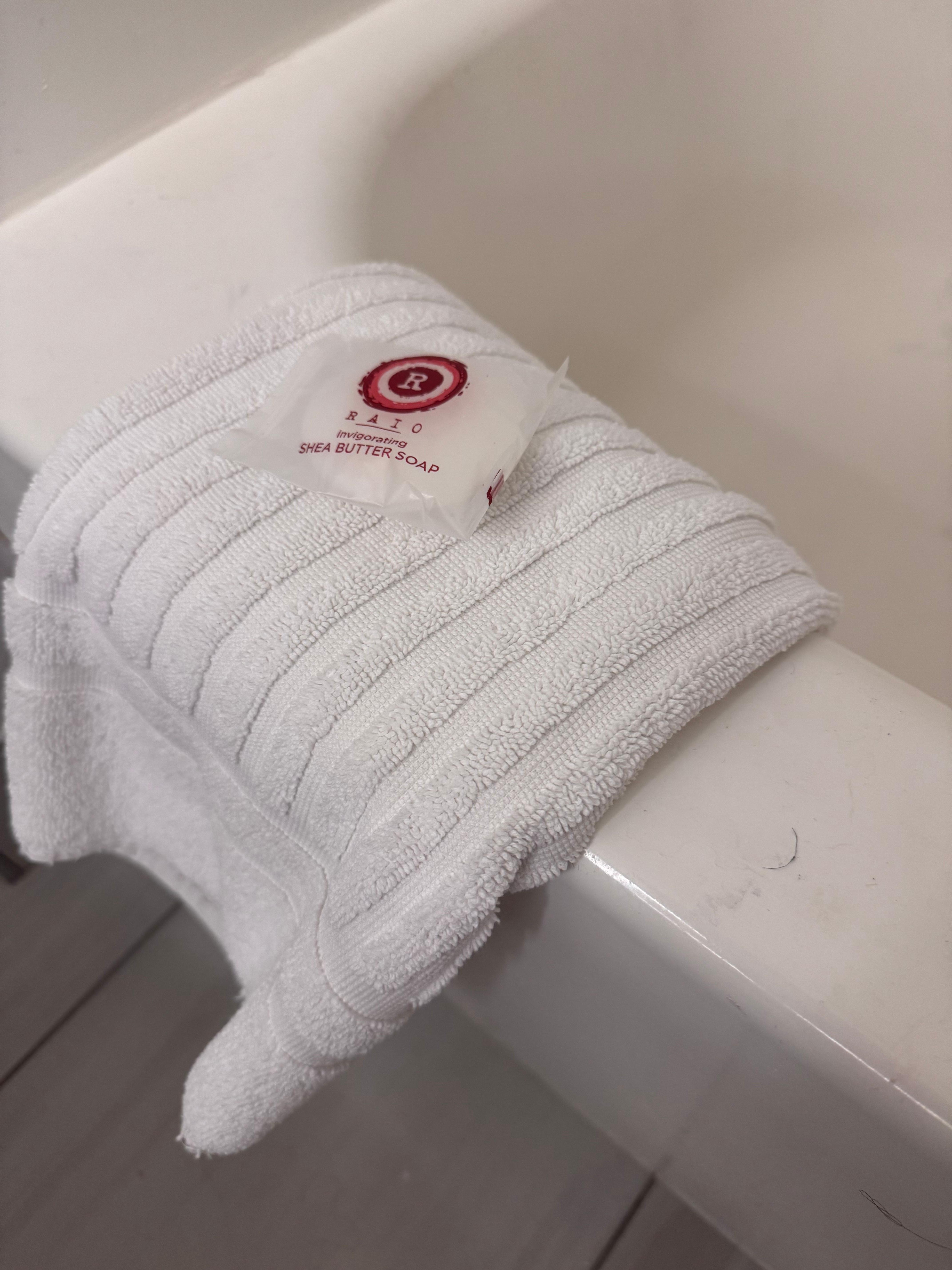 We did not shower or use the tub