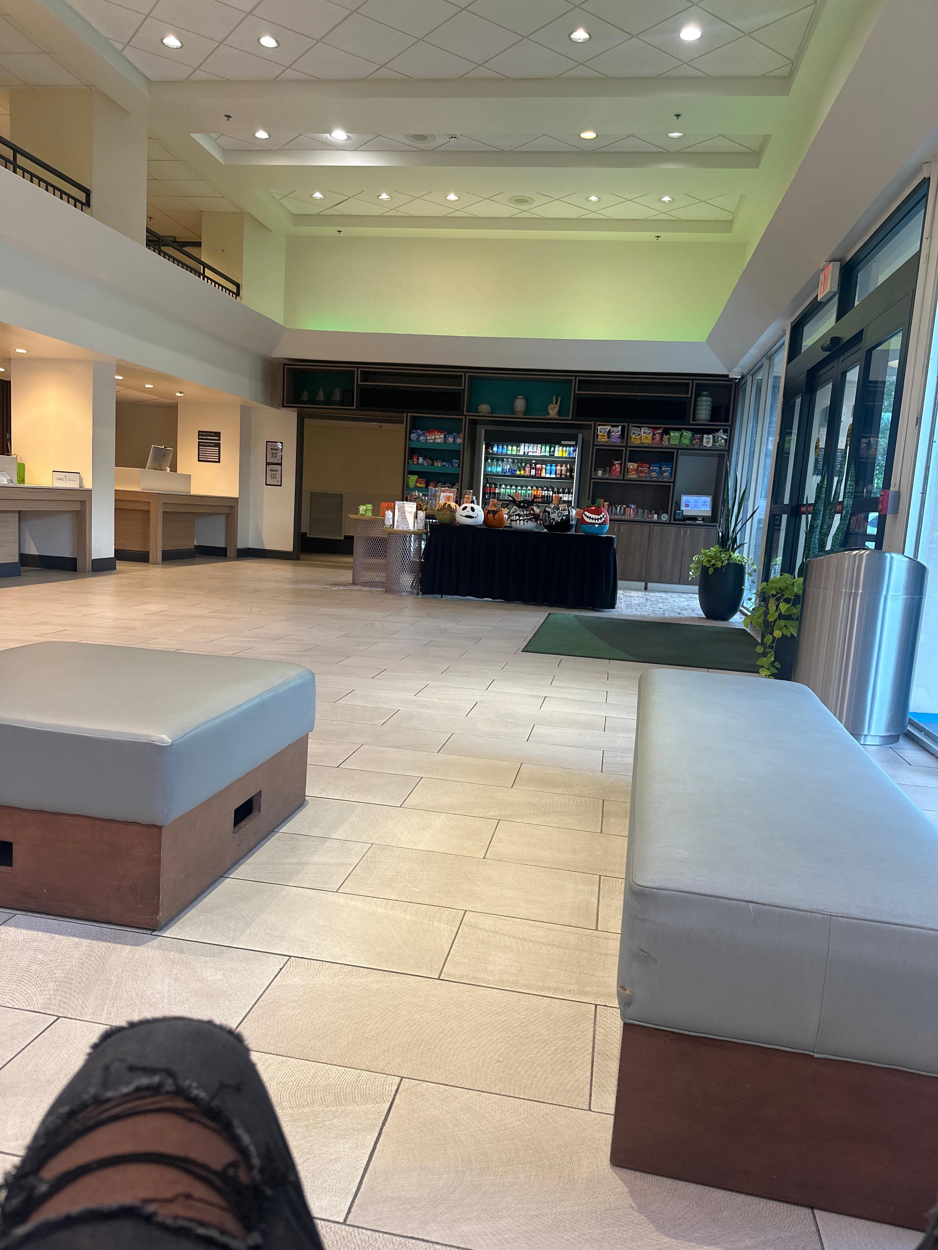 Front desk and lobby 
