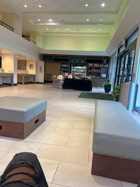 Front desk and lobby