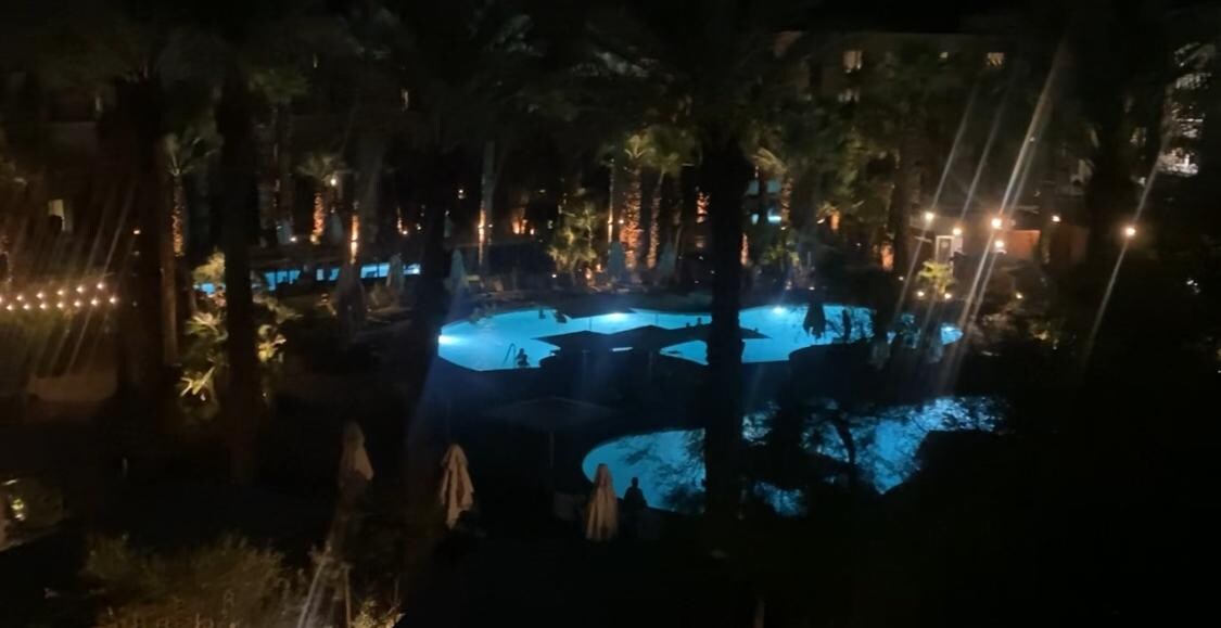 Our last minute upgraded room had an absolutely beautiful view 