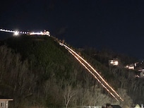 Night view from condo