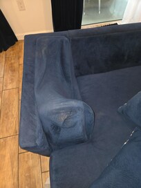Arms of sofa broken