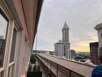 View from the "patio" outside our room.