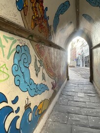 See hotel after going through