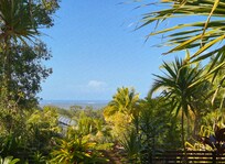 View from the BBQ area