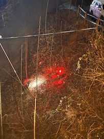 This red light blinked and had this terrible siren alarm. We had to figure out how to turn it off ourselves.