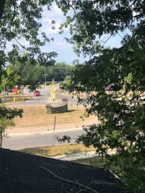View towards the Innisfil Beach park