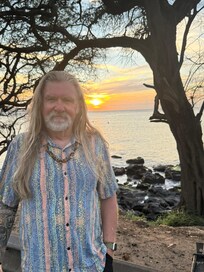 Sunset at Aloha Mixed Plate- our favorite dinner