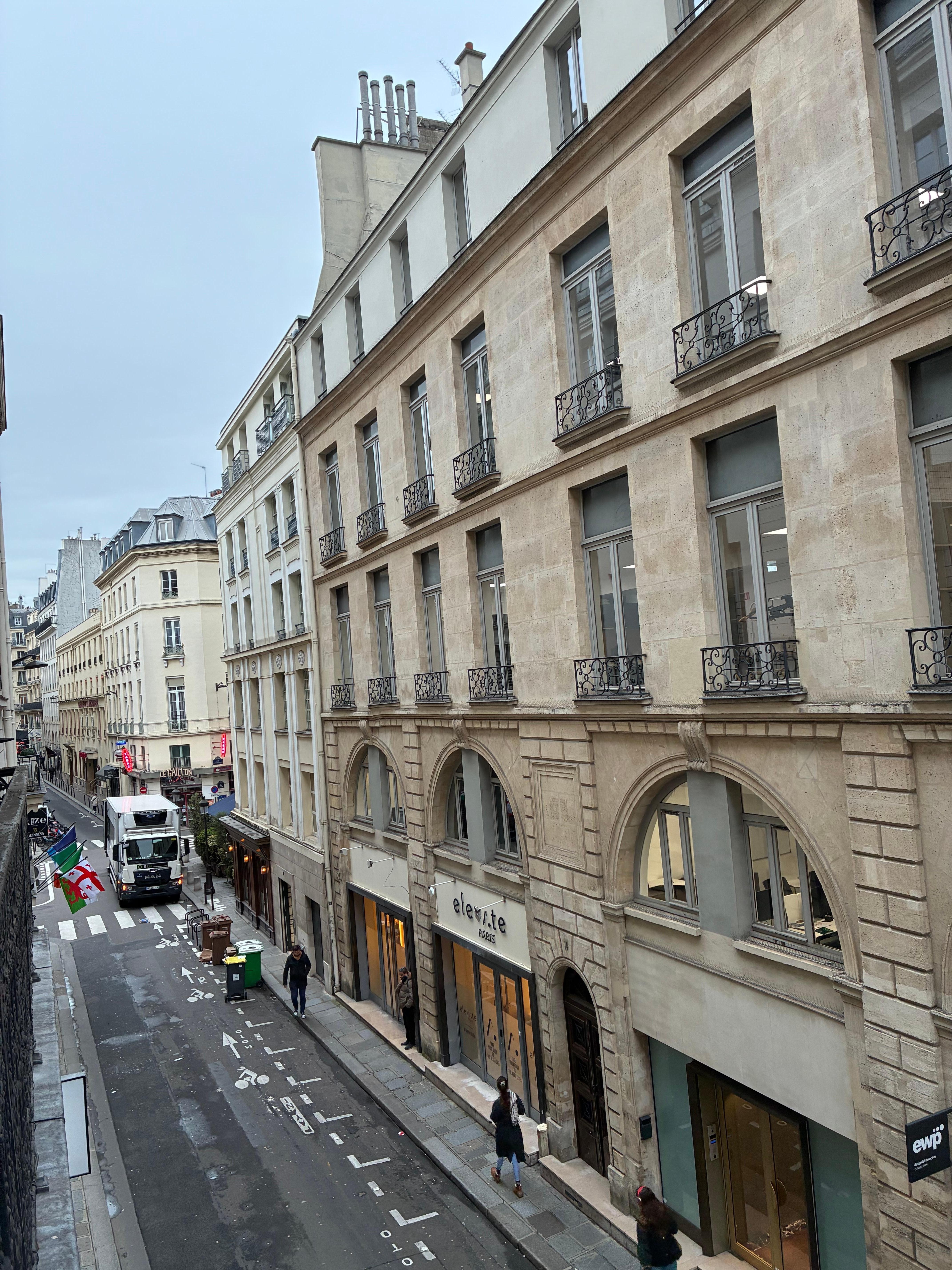 La vista desde el balcón 