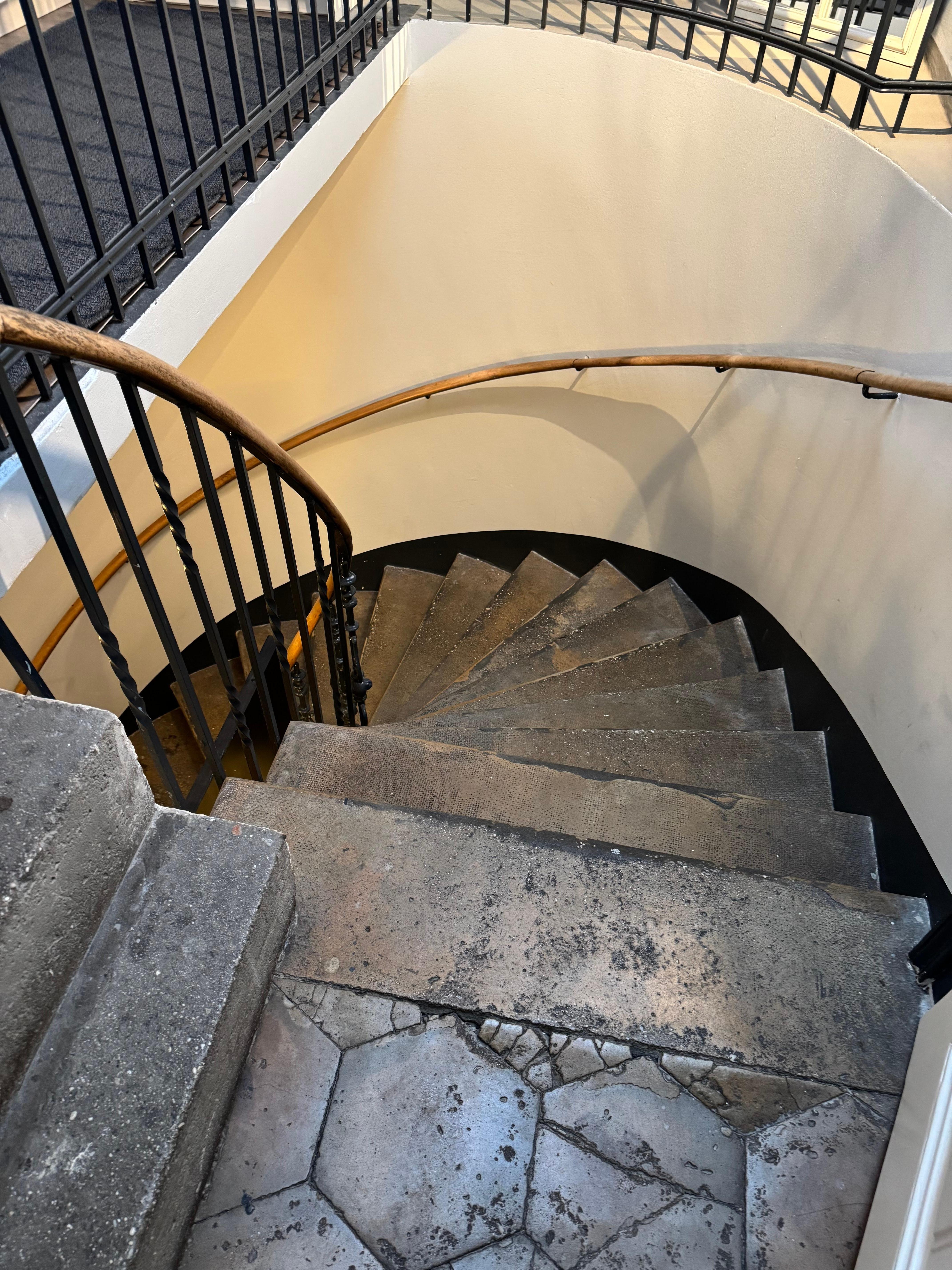 Stairs to the third floor apartment 