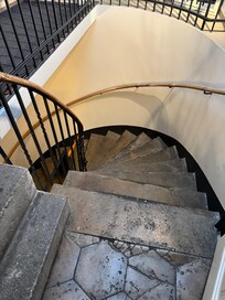 Stairs to the third floor apartment