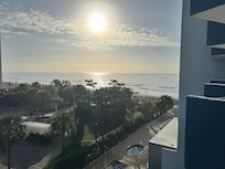 The view out the door was wonderful and made the condo.