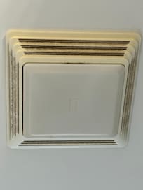 This is the upstairs exhaust fan in the bathroom.